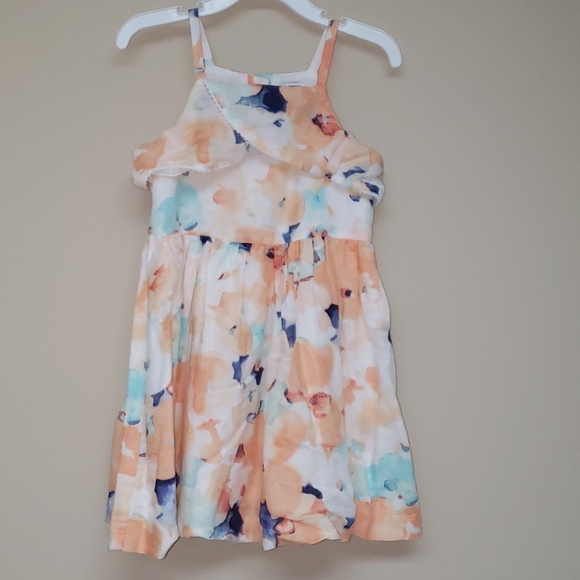 Janie and Jack Other - Janie and Jack linen water color dress